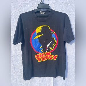 Vintage 90’s Dick Tracy Graphic Black T-Shirt